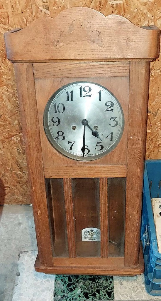 Ancienne Pendule Murale en Bois Imperator, Enlèvement