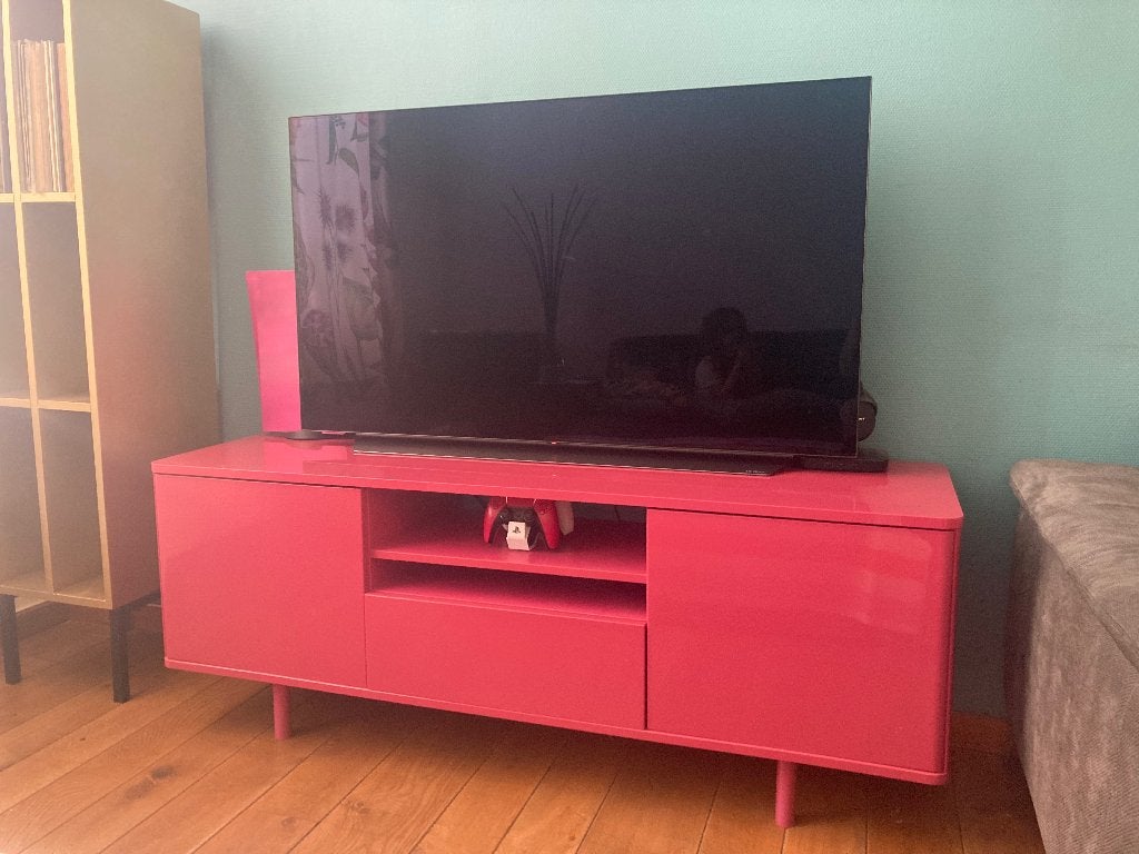 Roze Tv-meubel- Ikea, 25 à 50 cm, Moins de 100 cm, 150 à 200 cm, Comme neuf