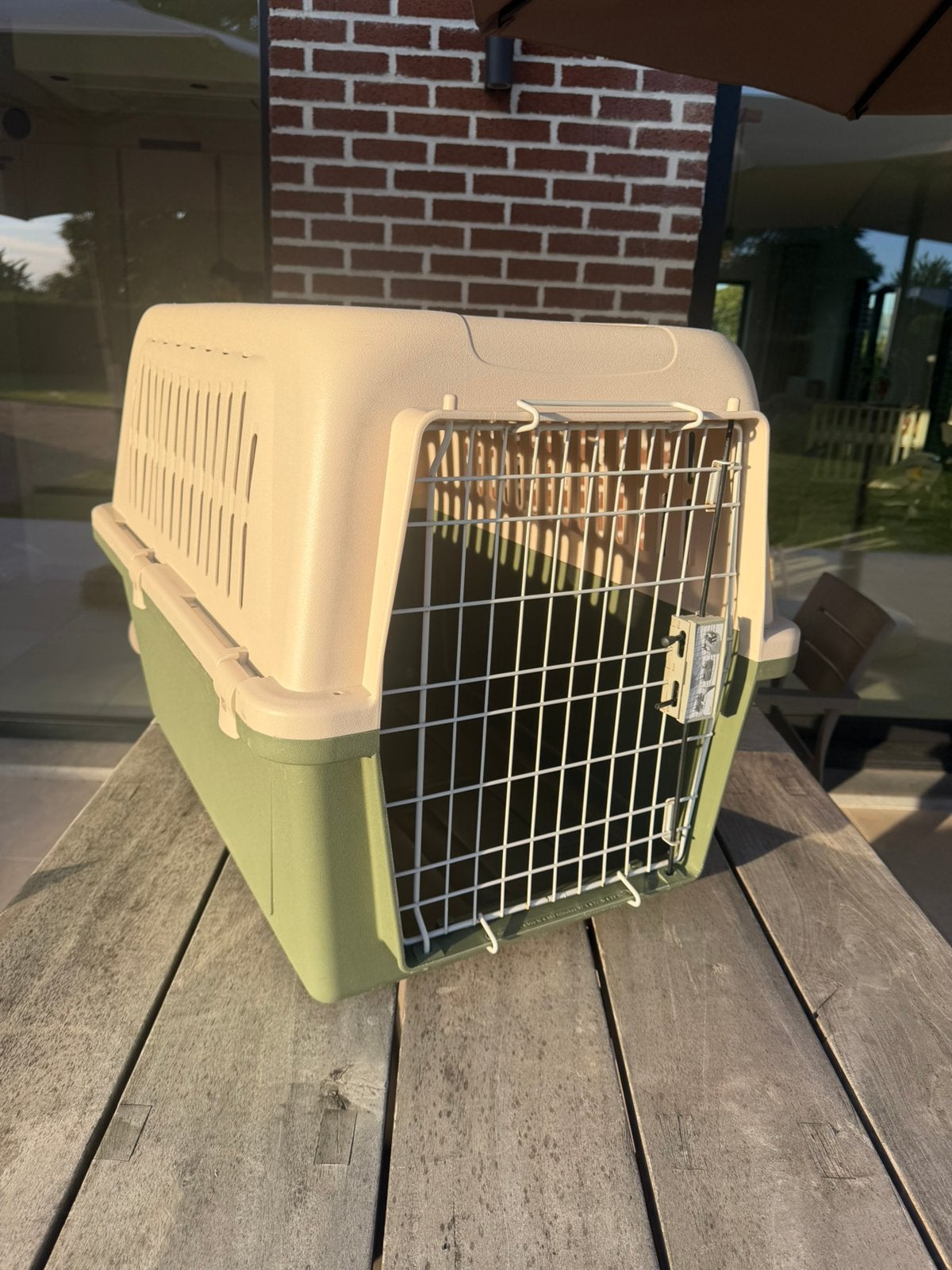 Hondenbench/ reisbench, Dieren en Toebehoren, Ophalen, Zo goed als nieuw