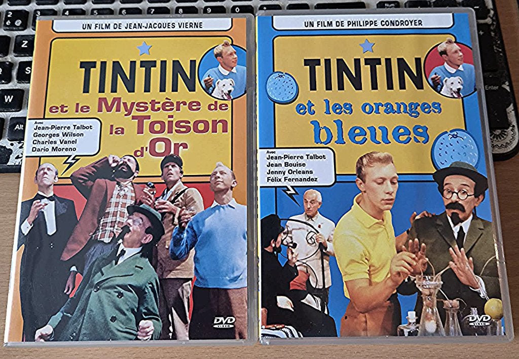 DVD Tintin et le Mystère de la Toison d'or + Oranges bleues, Tous les âges, Enlèvement, Comme neuf