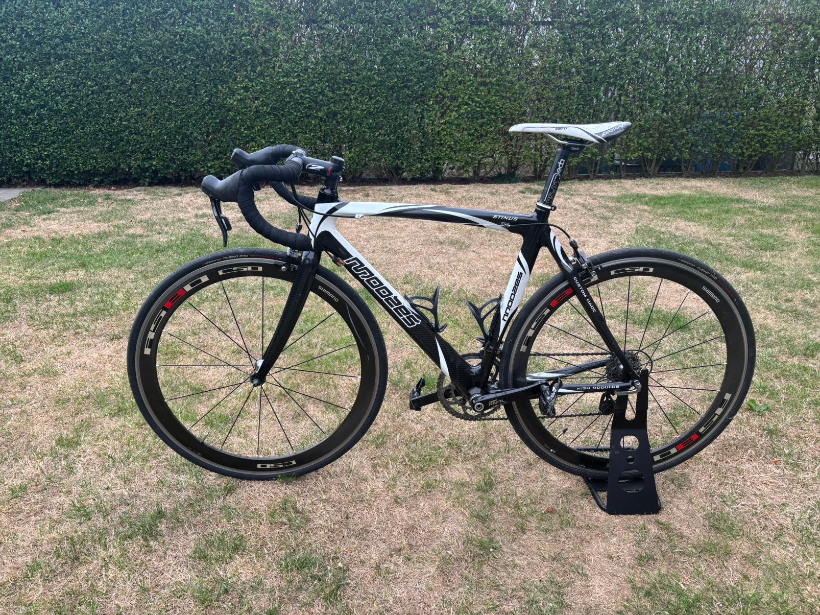 Racefiets - Moozes Typhoon maat 54, Ophalen, Gebruikt, Carbon, Velgrem
