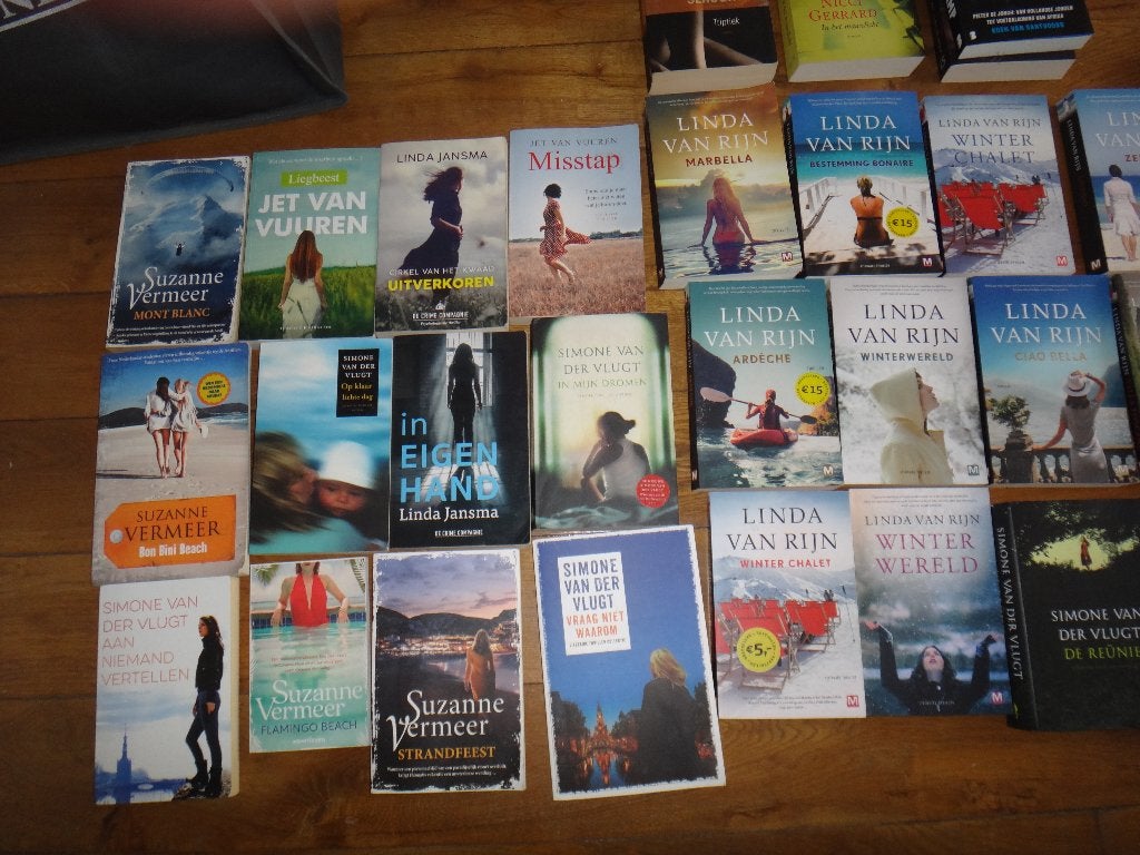 thriller boeken, Vermeer, van Rijn, crime compagny enz, Enlèvement ou Envoi, Comme neuf, Suzanne Vermeer