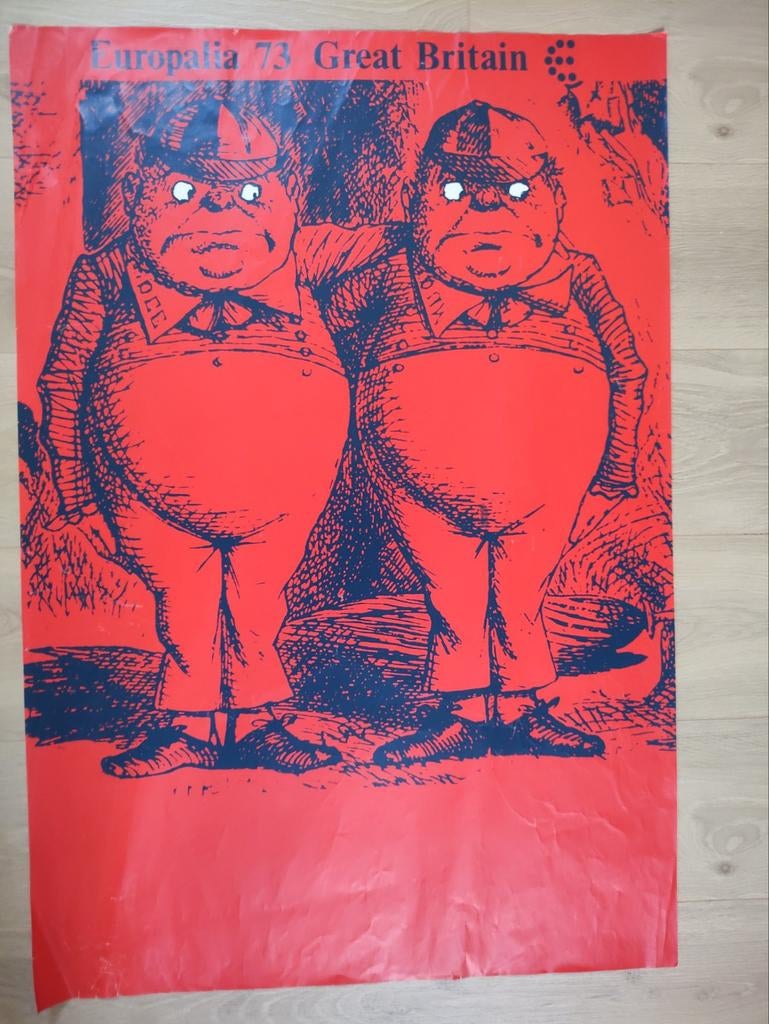 Affiches diverses d'Europalia Grande Bretagne de 1973, Enlèvement