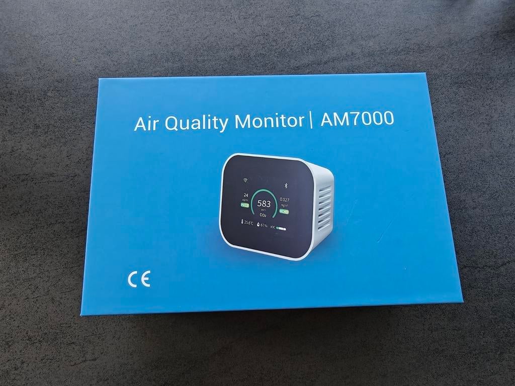 Cubic air quality monitor AM7000, Handtassen en Accessoires, Activity trackers, Nieuw, Wit, Ophalen of Verzenden