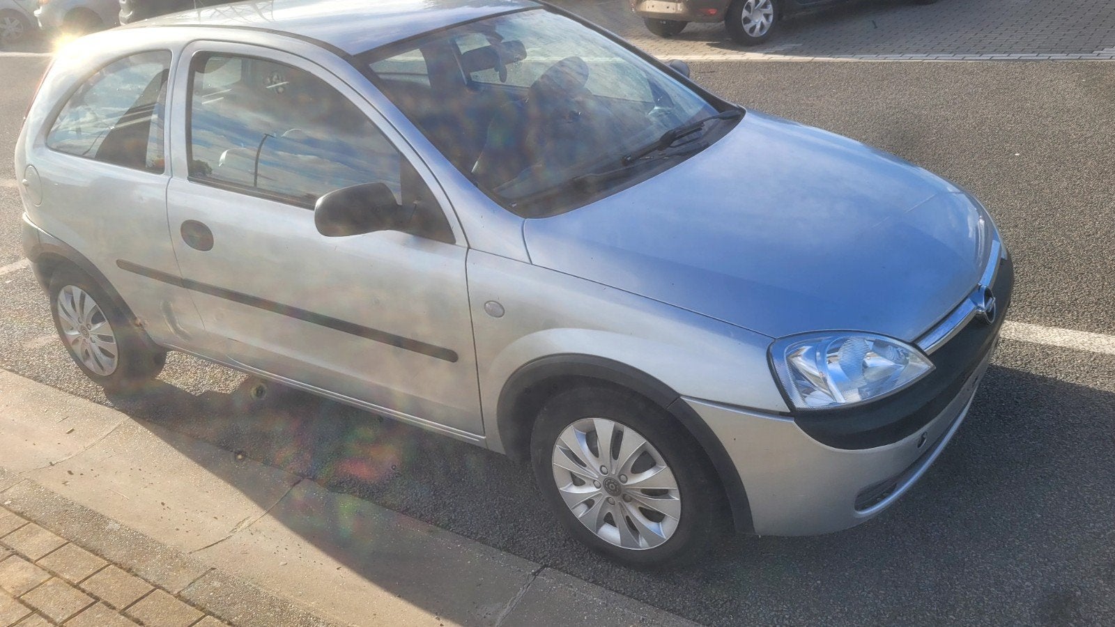 OPEL CORSA 03+1.2ES+CTOK +DEMANDE D'IMMATRICULATION À 1199EU, Bedrijf, Grijs, Zilver of Grijs, Corsa
