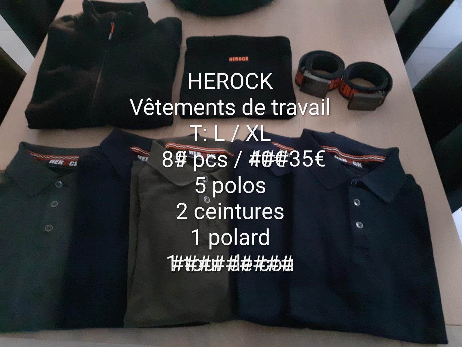 HEROCK lot 8 pièces, Enlèvement