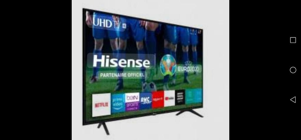 Télévision Hisense 55 pouces état neuf, LCD, Comme neuf, Enlèvement, 4k (UHD)