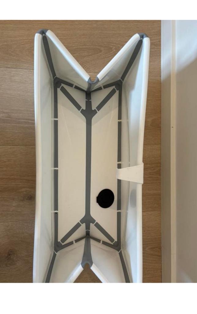 Babybad stokke, Kinderen en Baby's, Badjes en Verzorging, Ophalen of Verzenden, Zo goed als nieuw