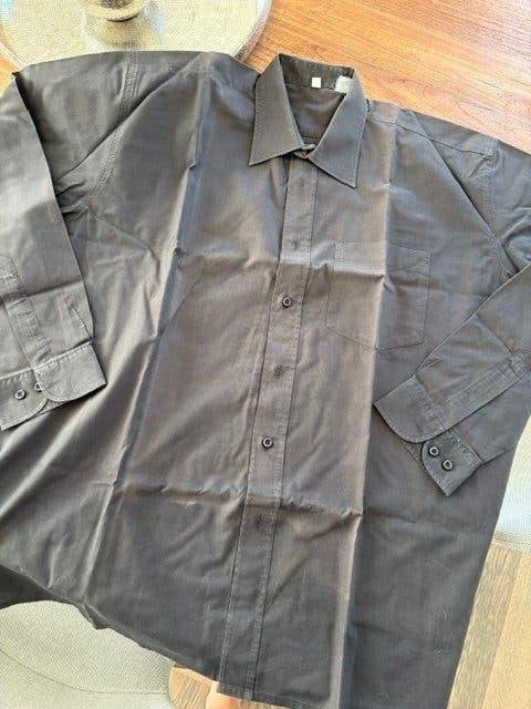 Chemise vintage taille XL, Enlèvement ou Envoi, Comme neuf, Brun, Tour de cou 43/44 (XL)