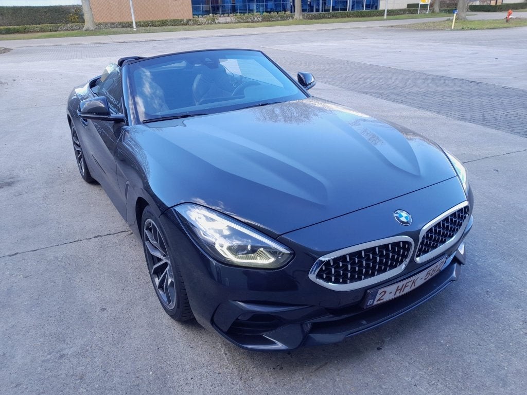 BMW Z4 / 2020/ 54500km + BMW GARANTIE  tot 11/2029 !!!, Auto's, Automaat, 1998 cc, Cabriolet, Zwart