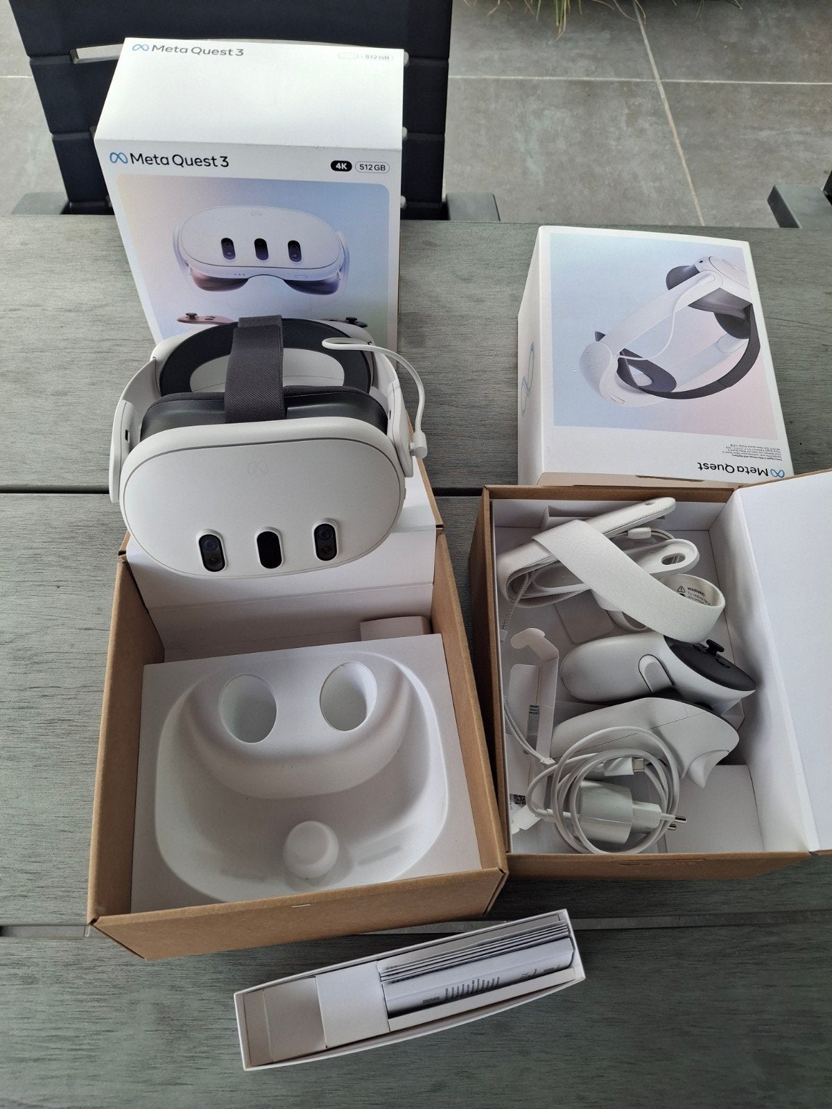 META QUEST 3 512 GB + ELITE STRAP met batterij, Consoles de jeu & Jeux vidéo, Virtual Reality, Enlèvement ou Envoi