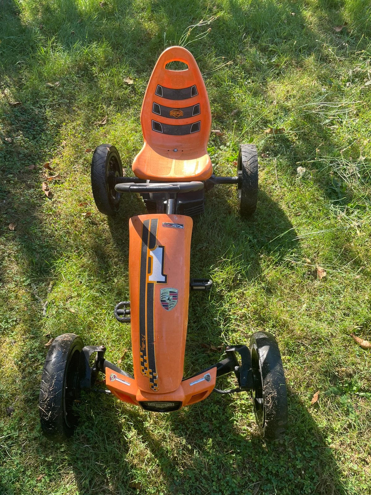 Berg gocart Rally NRG Orange, Kinderen en Baby's, Ophalen, Gebruikt, Berg
