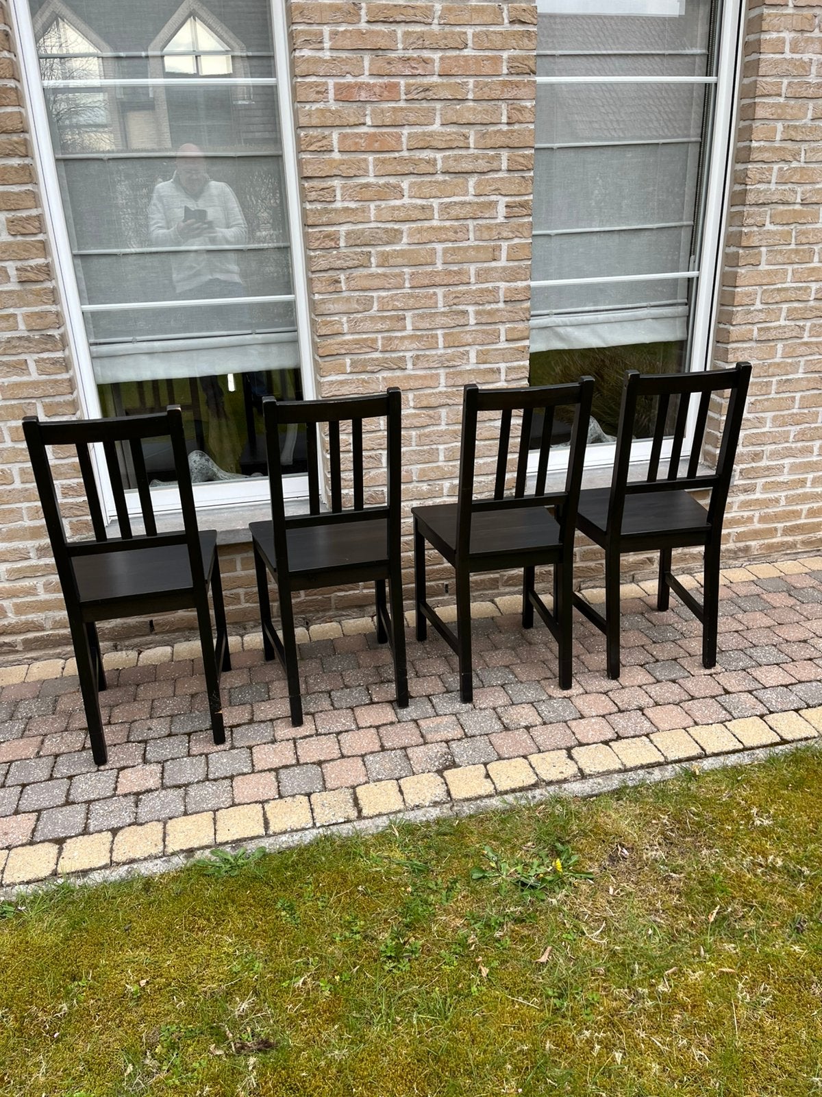 4 stoelen voir op kot, Huis en Inrichting, Ophalen, Zo goed als nieuw