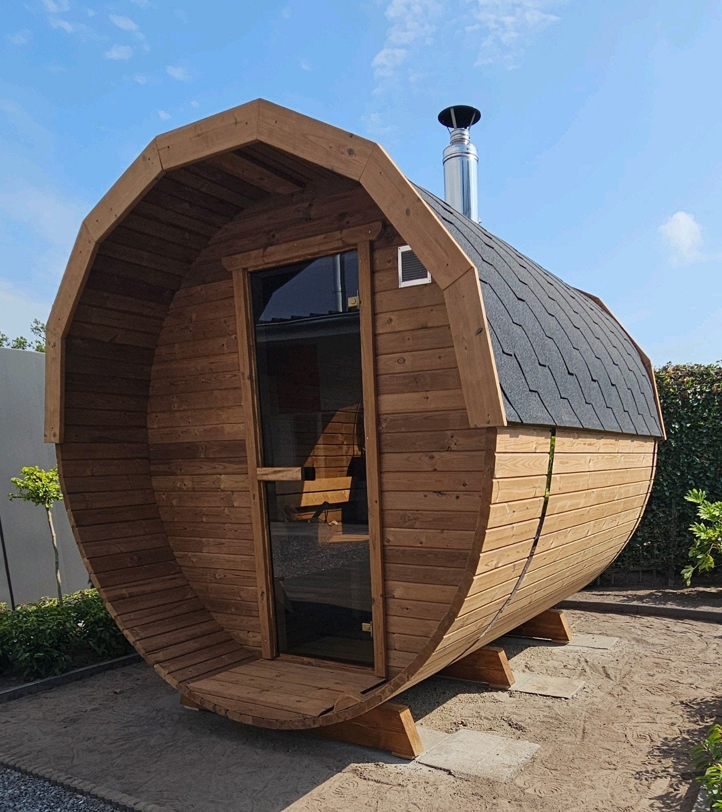 Livraison et installation gratuites d'un sauna en baril de 2, Enlèvement ou Envoi