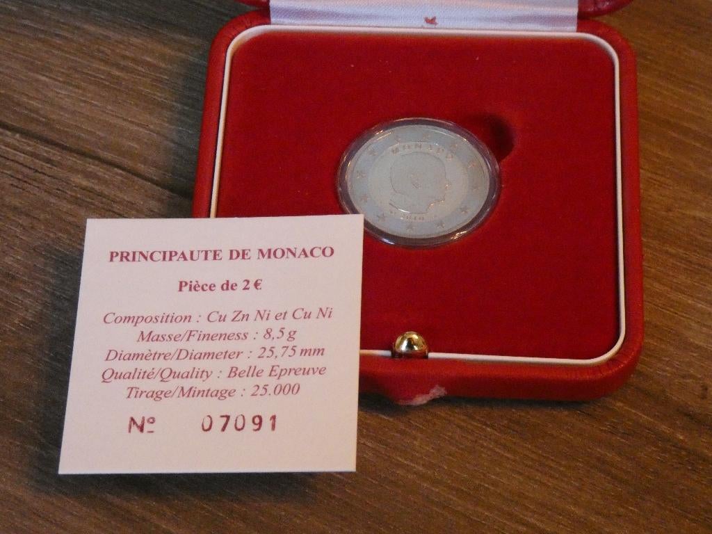 2 euromunt, Enlèvement, Monaco, 2 euros, Monnaie en vrac