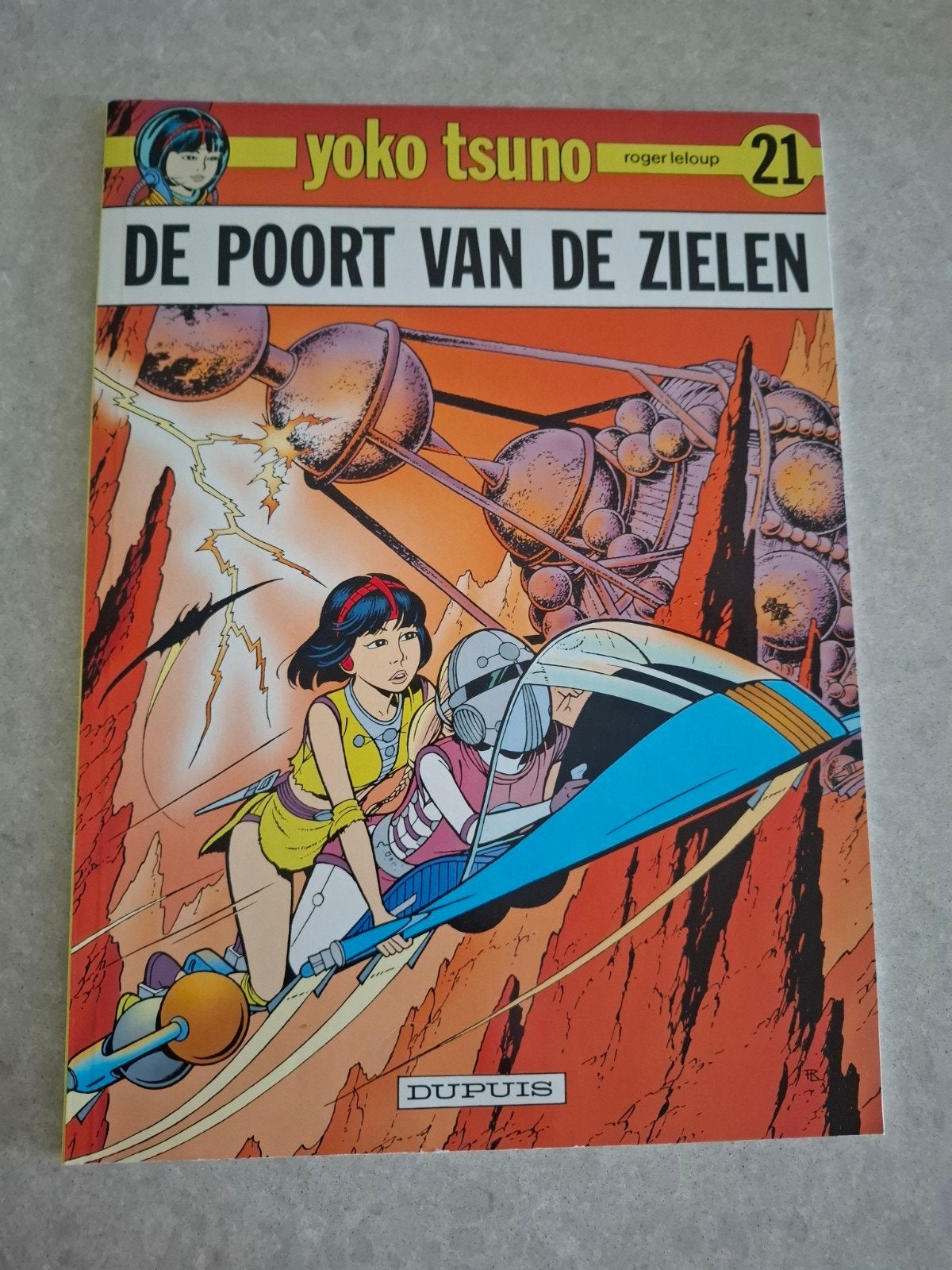 Stripverhaal Yoko Tsuno 'De poort van de zielen', Boeken, Gelezen, Roger Leloup, Eén stripboek, Ophalen of Verzenden
