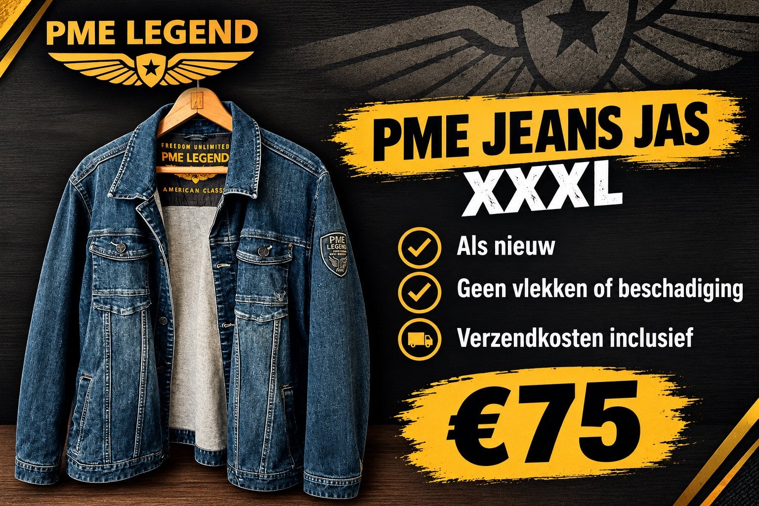 PME JEANS JAS XXXL, Ophalen of Verzenden, Zo goed als nieuw, Overige maten