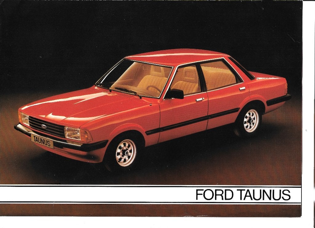 FORD TAUNUS 1980/'81, Boeken, Auto's | Folders en Tijdschriften, Ophalen of Verzenden, Zo goed als nieuw, Ford
