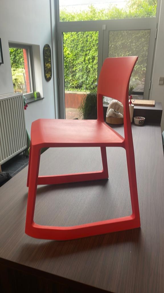 Vitra tip ton tipton, Ophalen, Zo goed als nieuw, Rood, Vier