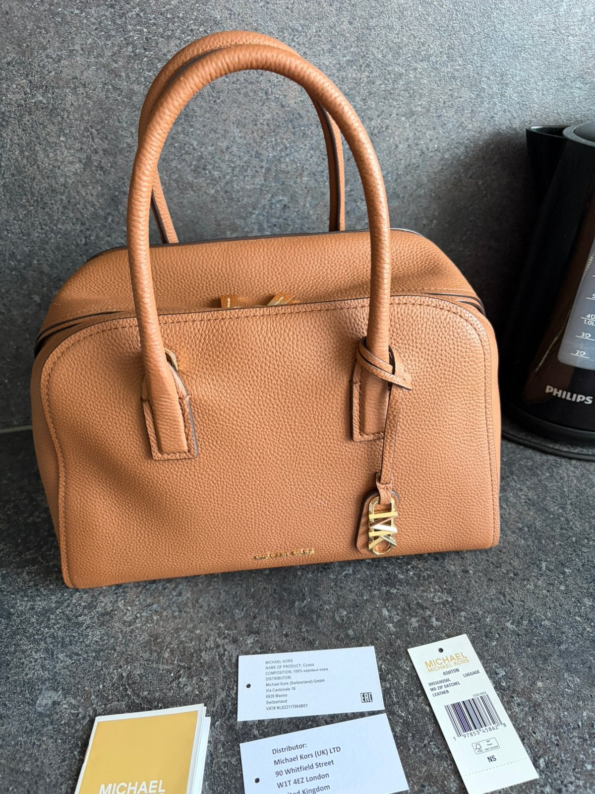 Michael kors lederen tas nieuw, Ophalen of Verzenden, Zo goed als nieuw