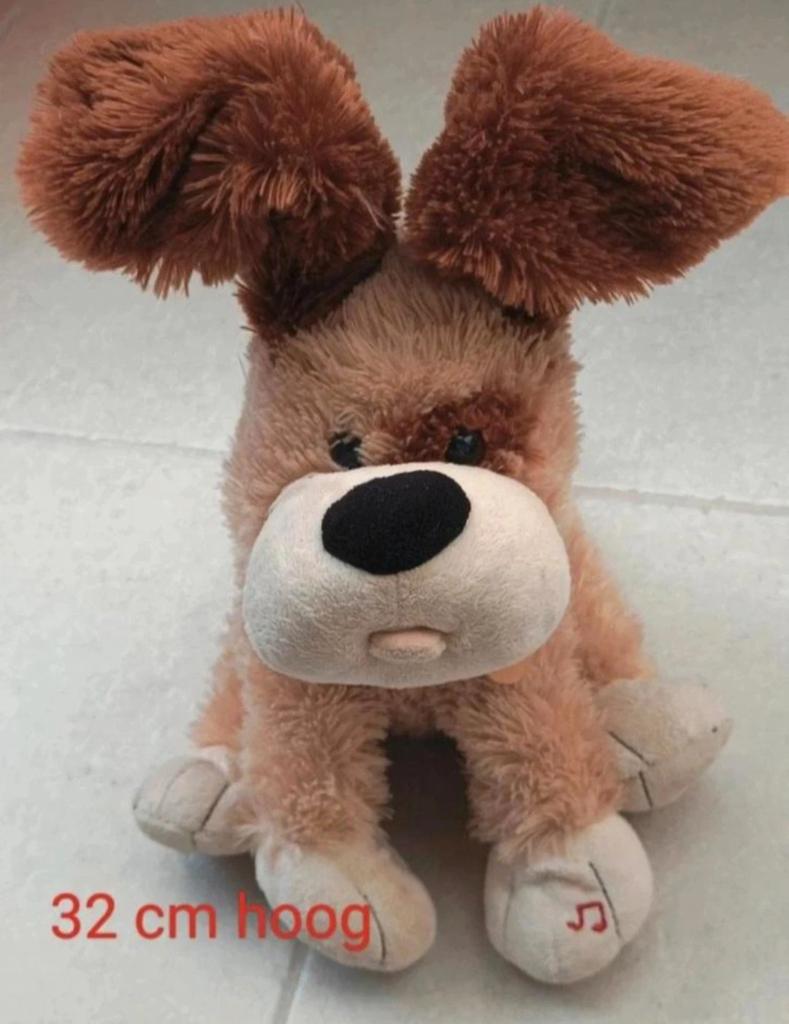 Zingende en bewegende hond, Kinderen en Baby's, Speelgoed | Knuffels en Pluche, Ophalen of Verzenden, Hond