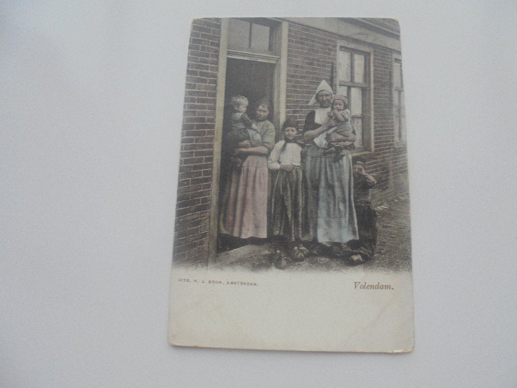klederdracht, Verzenden, Voor 1920, Gelopen, Klederdracht