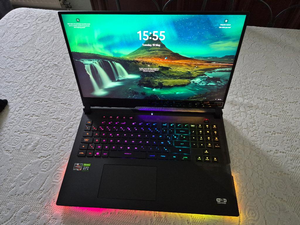 ASUS ROG Strix SCAR 17 G733QS-HG196T-BE Gaming laptop, Computers en Software, Windows Laptops, Gebruikt, Met videokaart, Asus