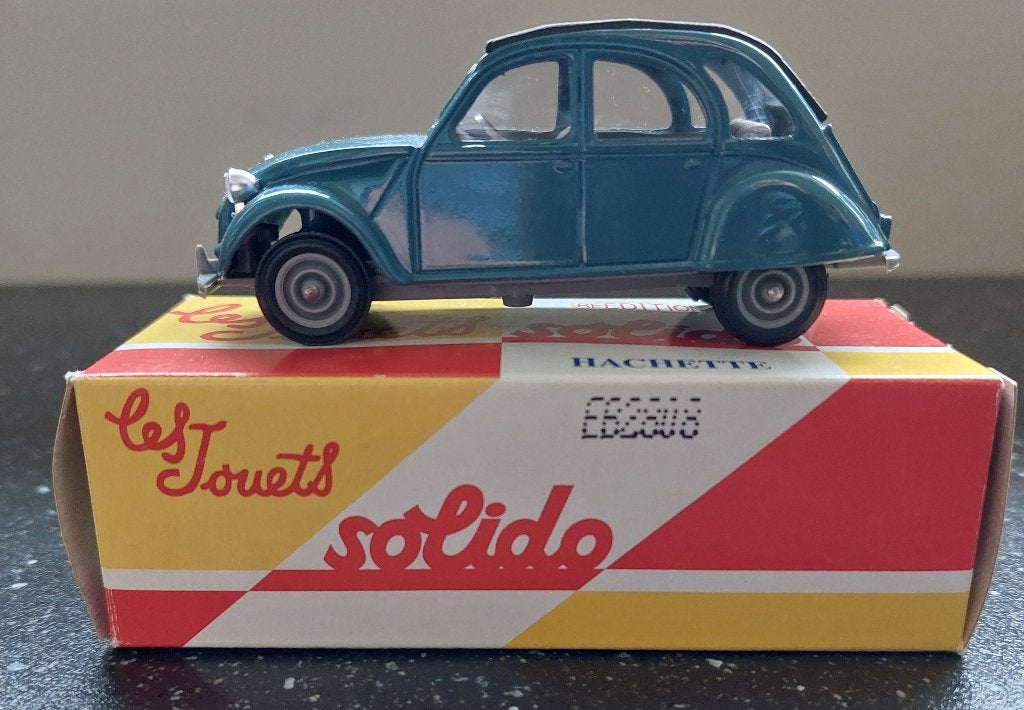 Hachette Solido - Citroën 2CV6 - 1:43, Enlèvement ou Envoi, Neuf, Solido