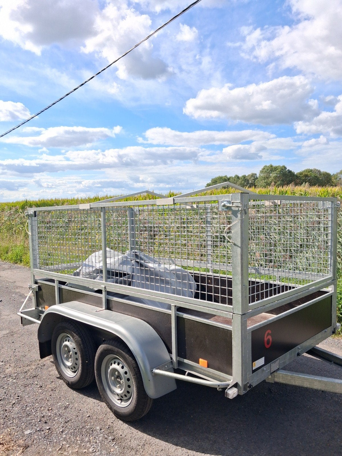 Aanhangwagen BW-TRAILERS 750KG met loofnetten/ dicht zeil, Auto diversen, Ophalen, Nieuw