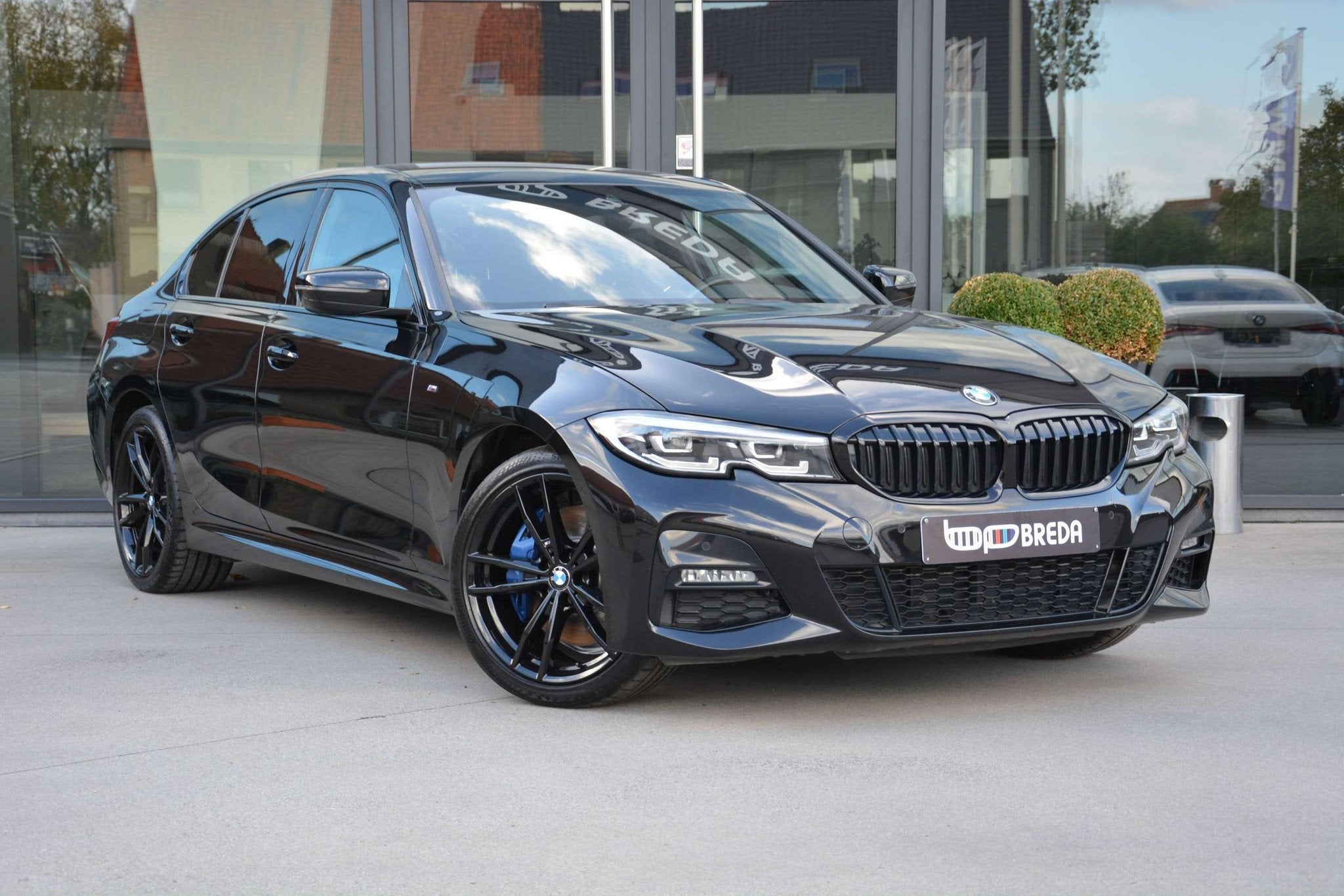 BMW 3 Serie 330 e M-Sport/Sportremmen/Hifi/Keyless/Cam, Autos, 215 kW, Achat, Alcantara, Noir