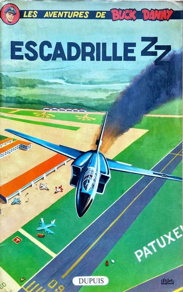 Buck Danny - Escadrille ZZ (EO 1961), Enlèvement ou Envoi, Une BD, Utilisé, Charlier et Hubinon