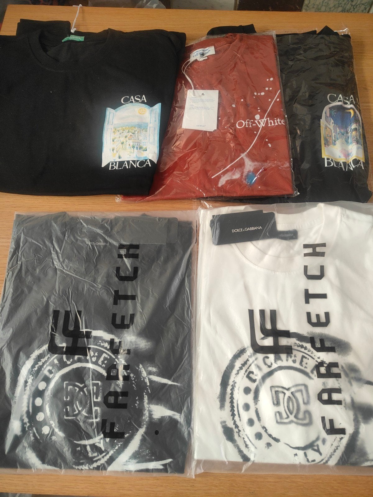 Lot de 5 tee-shirt de marque. nouveau. XL, Enlèvement ou Envoi, Neuf, Taille 56/58 (XL)