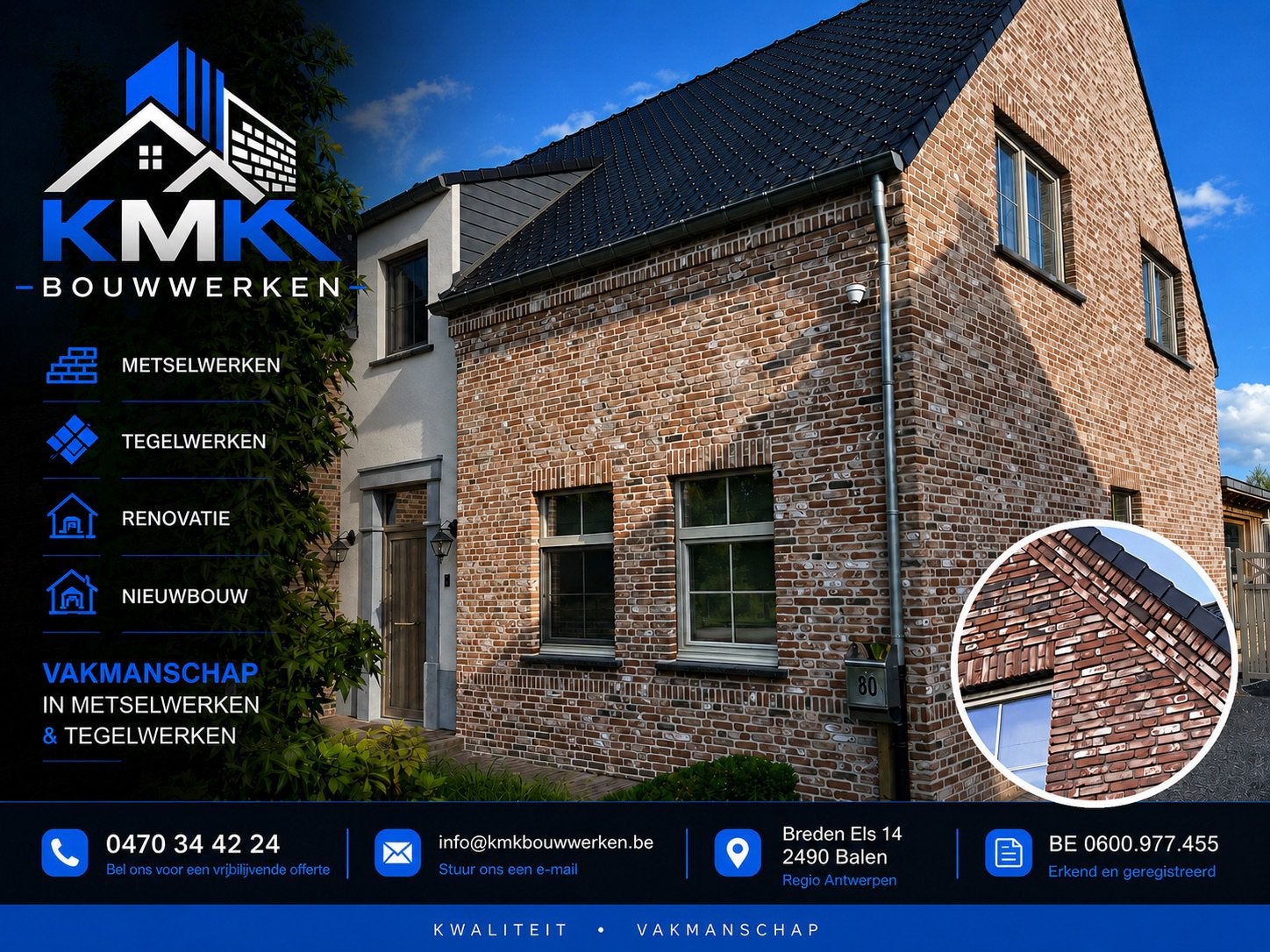 Metser -vloerder, Nieuwbouw of Opbouw