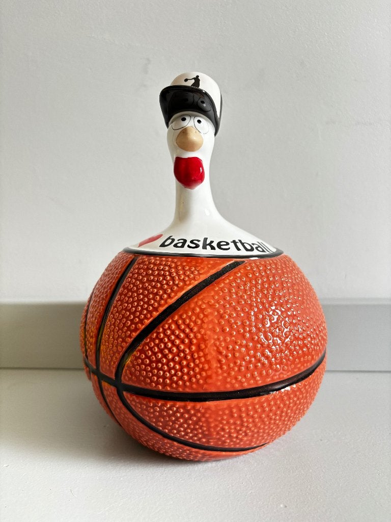 J-line grande poule en céramique I love basketball, Collections, Collections Animaux, Comme neuf, Statue ou Figurine, Autres, Enlèvement ou Envoi