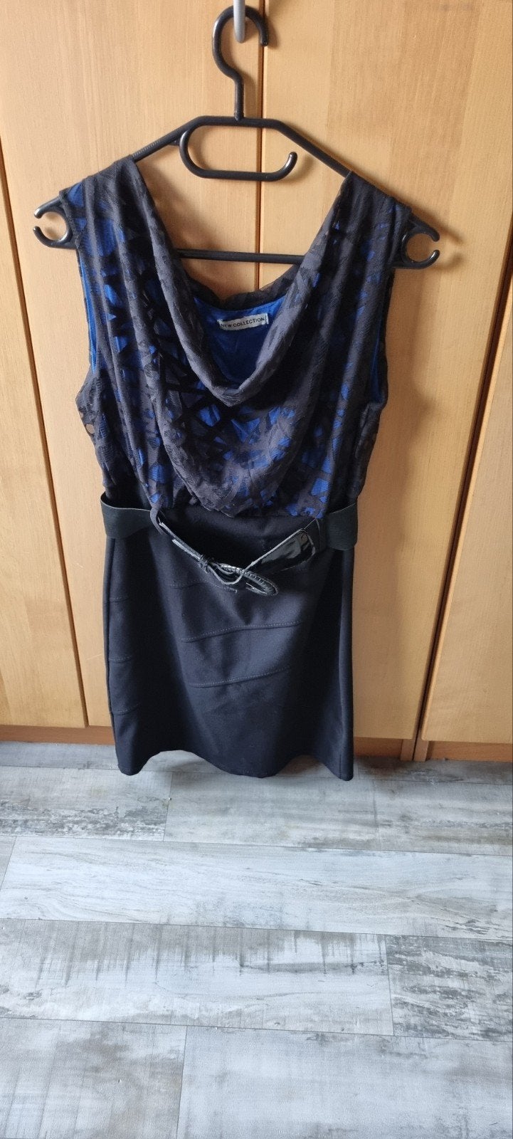 zwarte jurk met riem maat S, Kleding | Dames, Gelegenheidskleding, Ophalen, Blauw