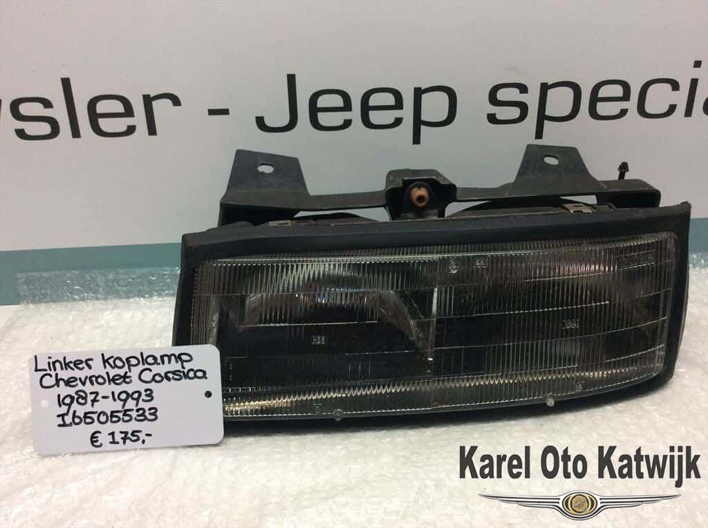 Koplamp links Chevrolet Corsica 1987-1993, Gebruikt, -, -, Ophalen of Verzenden