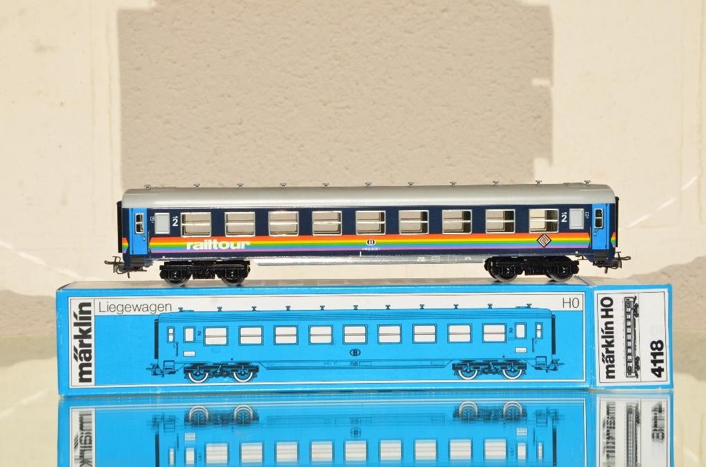 marklin 4118-SNCB-NMBS-voiture railtour en métal-comme neuf, Hobby & Loisirs créatifs, Trains miniatures | HO, Enlèvement ou Envoi