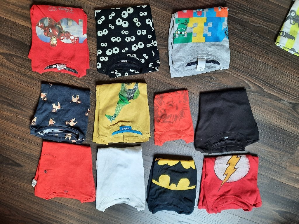 T-shirtpakket 110/116, Kinderen en Baby's, Kinderkleding | Maat 110, Ophalen, Gebruikt, Jongen of Meisje, Shirt of Longsleeve