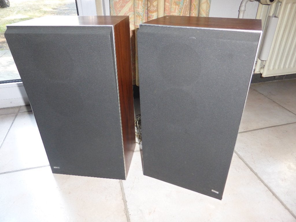 2 luidsprekers B&O beovox S45-2 in goede werkende staat, Enlèvement, Utilisé, 60 à 120 watts, Bang & Olufsen