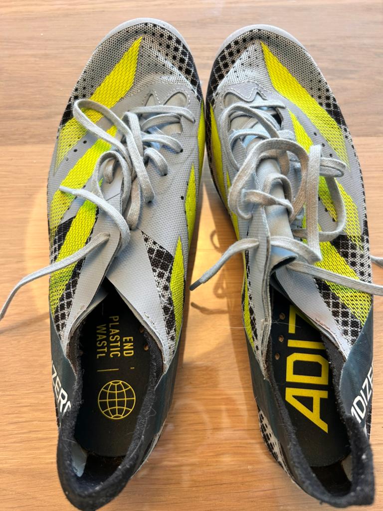 Spikes Adizero 40,5, Enlèvement ou Envoi, Comme neuf, Spikes