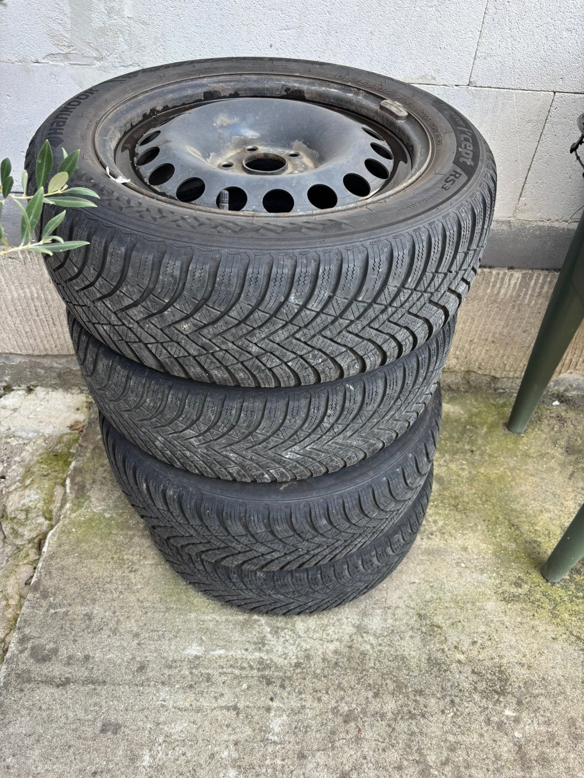 Kit de pneus hiver 205/55 R16, Enlèvement, Utilisé