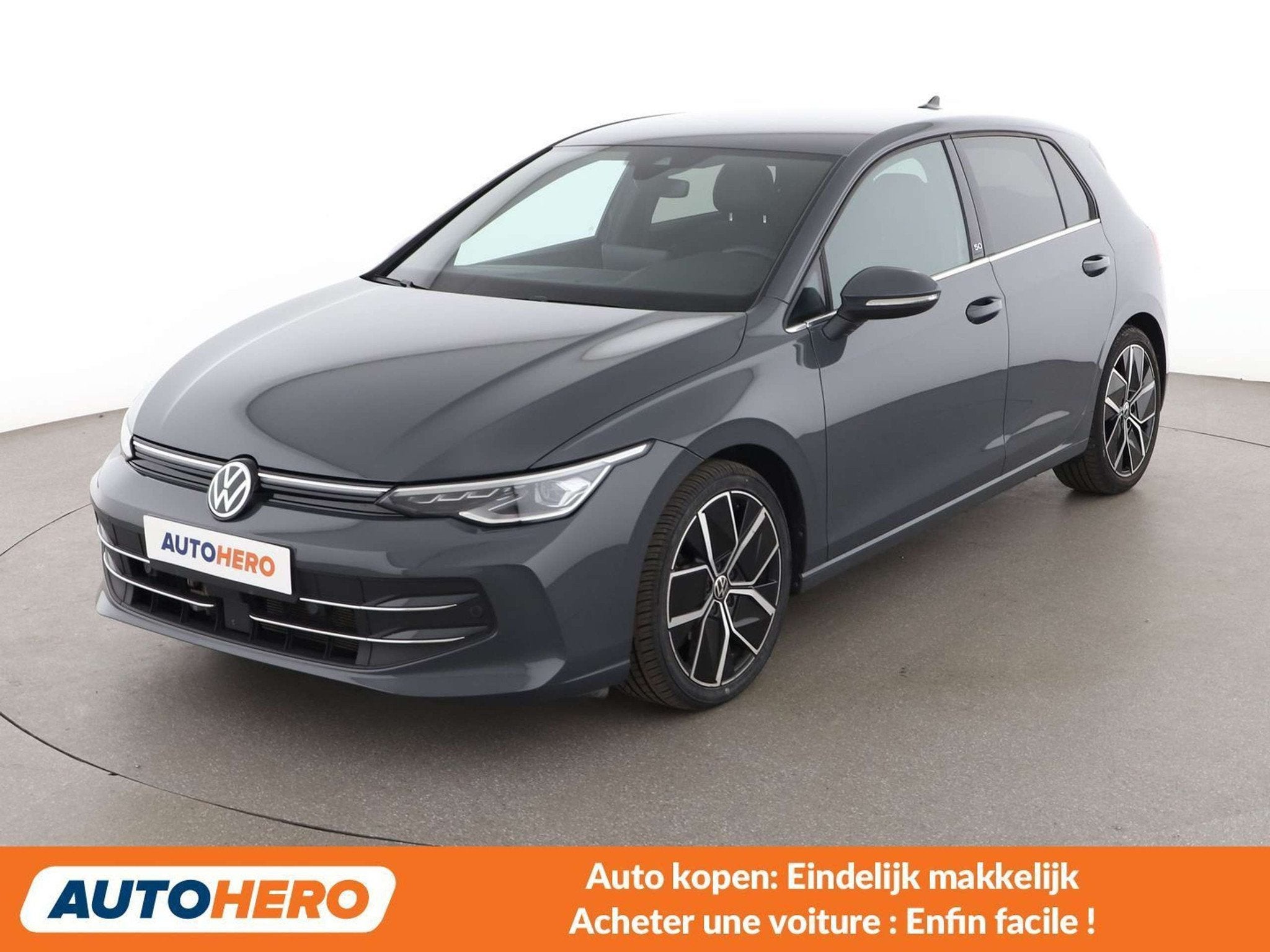 Volkswagen Golf 1.5 eTSI Edition 50 (automatique), Argent ou Gris, Achat, 110 kW, Alcantara
