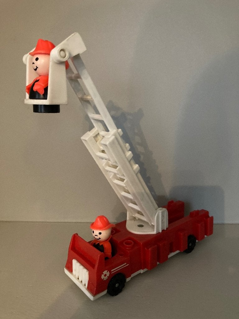 Brandweerwagen Fisher Price, Kinderen en Baby's, Ophalen of Verzenden, Zo goed als nieuw, Auto of Voertuig