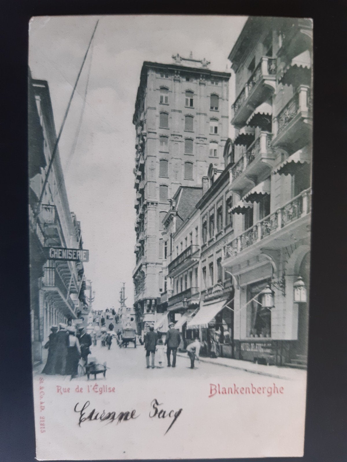 BLANKENBERGE Rue eglise Kerkstraat, Ophalen of Verzenden