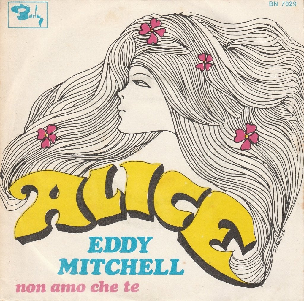 Eddy Mitchell - Alice (Ital. Gez. ), 7 inch, Zo goed als nieuw, Pop, Overige typen