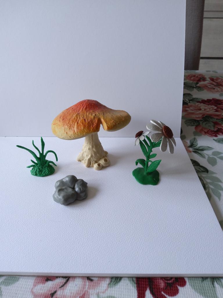 Smurf Speelset Mushroom, Ophalen of Verzenden, Gebruikt