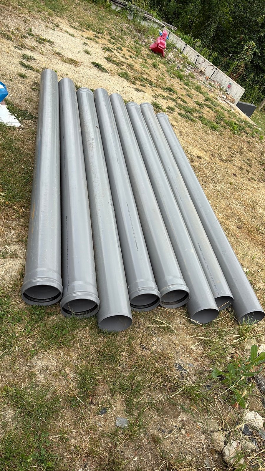 Nouveaux tuyaux d'égout, Neuf, 80 mm ou plus, 2 à 4 mètres, Enlèvement