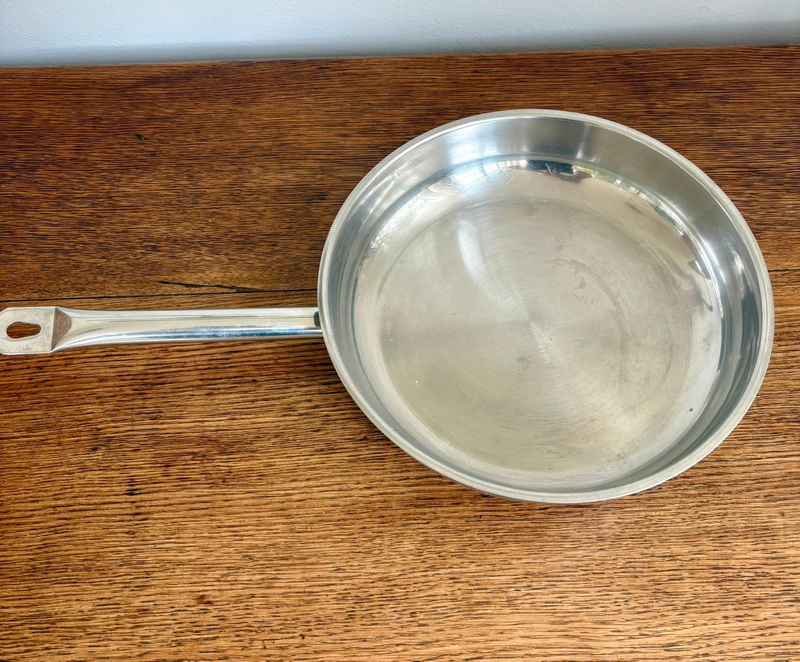 Grote pan inox 28cm merk Nameta, Ophalen, Inox, Braadpan, Zo goed als nieuw