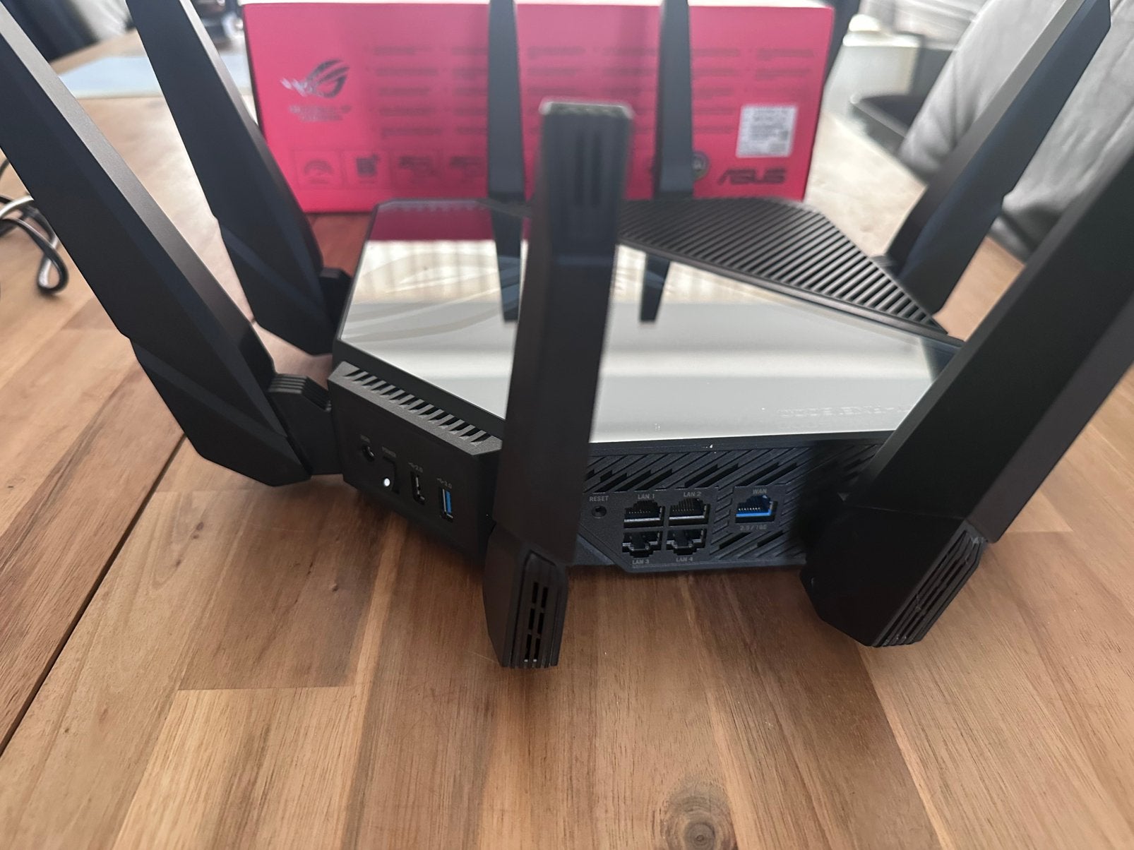 ASUS ROG Rapture GT-AXE16000 – gaming router, 10G, Informatique & Logiciels, Routeurs & Modems, Enlèvement, Comme neuf, Routeur
