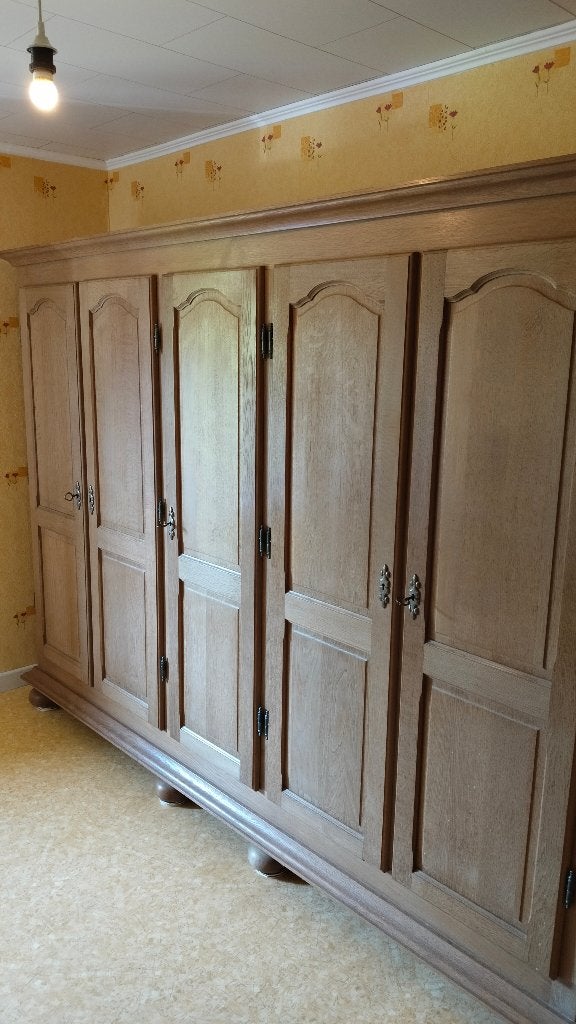 chambre à coucher - 2 garde-robes 4 et 5 portes, Maison & Meubles, Chambre à coucher | Chambres à coucher complètes, Enlèvement
